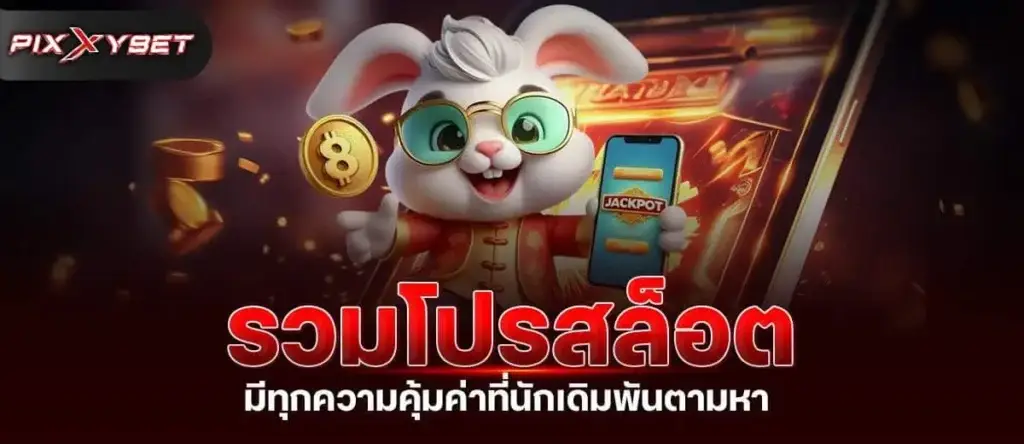 รวมโปรสล็อต มีทุกความคุ้มค่าที่นักเดิมพันตามหา pixxybet
